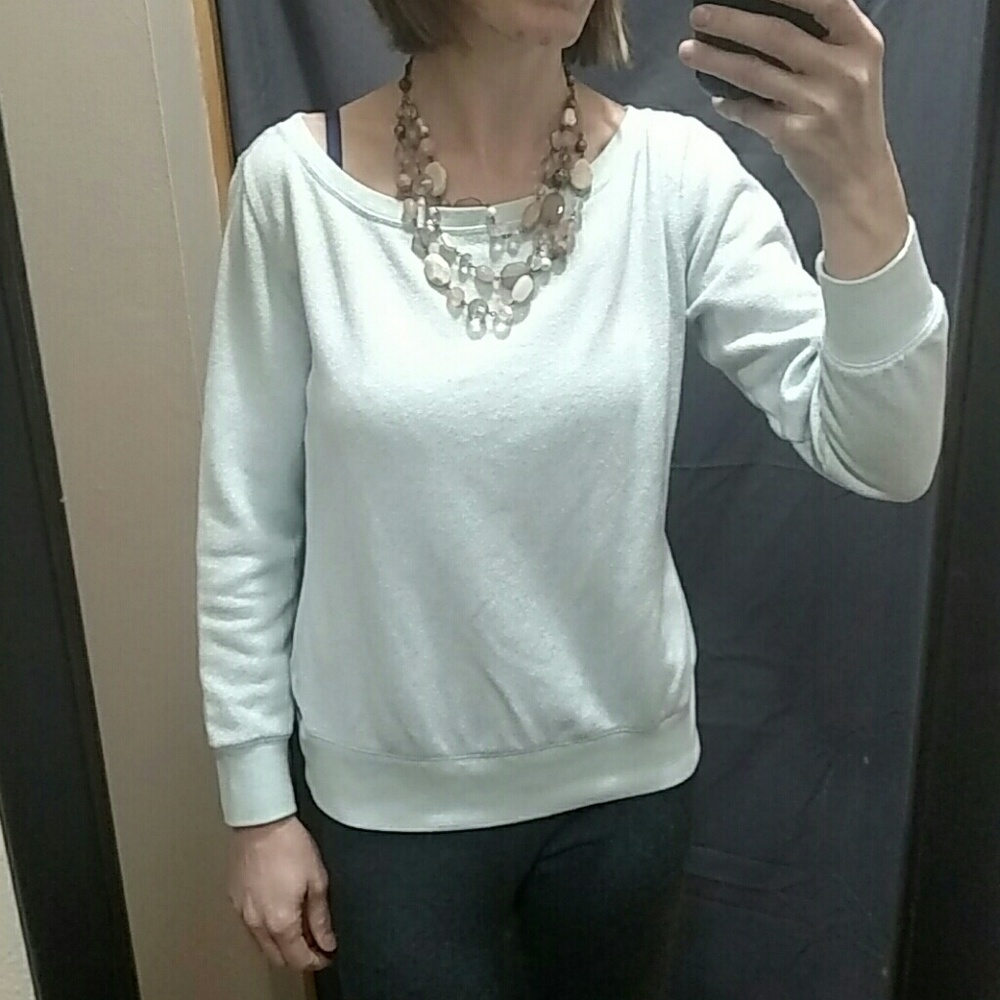 Light mint green sweatshirt